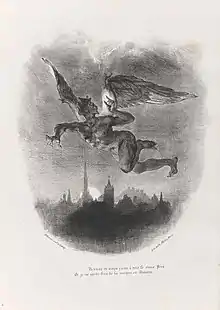Méphistophélès par  Eugène Delacroix.