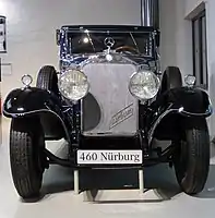 Mercedes-Benz Type Nürburg 460, année 1929, avant