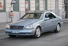 Photo d'un coupé Mercedes-Benz C140 Phase 2.