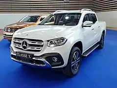 Mercedes-Benz Classe X (base identique à celle du Nissan Navara et du Renault Alaskan)