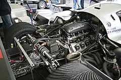 Photo du moteur Mercedes-Benz M119 des Sauber C11.