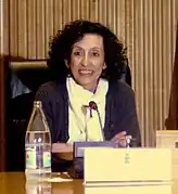 Mercedes Cabrera, ministre de l'Éducation entre 2006 et 2009.