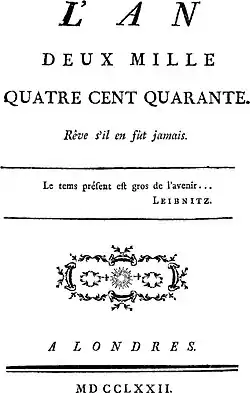 Image illustrative de l’article L'An 2440, rêve s'il en fut jamais