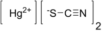 Image illustrative de l’article Thiocyanate de mercure(II)