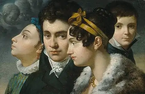 Portrait de famille (1813), Kunsthalle de Brême.