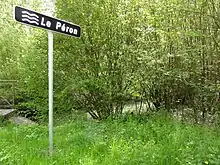 Pont sur le Péron, affluent de la Serre.