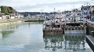 Coquilliers de Port-en-Bessin-Huppain en Normandie.