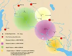 Cultures mésopotamiennes préhistoriques