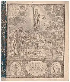 Couverture du Messager Boiteux de 1799