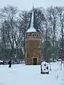 La tour nord, sous la neige.