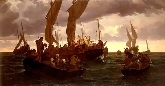 Une Messe en mer (1864), musée des beaux-arts de Rennes.