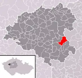 Localisation de Městečko