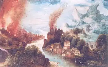 6. Incendie de Sodome, Musée provincial des Arts anciens du Namurois, Namur.