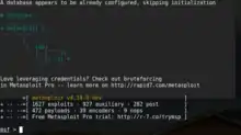 Description de l'image Metasploit 4.14.0 from Kali.png.