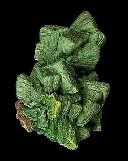 Metatorbernite - Mine de Margabal, Entraygues Aveyron France