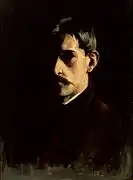 Willard Metcalf, Selfportrait, vers 1890