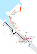 Carte topologique du métro de Bilbao