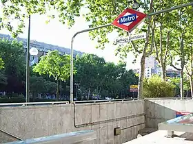 Image illustrative de l’article Santiago Bernabéu (métro de Madrid)