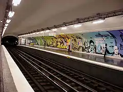 La station Assemblée nationale, en octobre 2008.