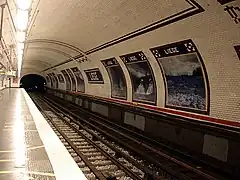 Vue d'ensemble de la demi-station sud, en juillet 2008.