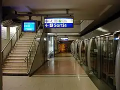 Quai de la ligne 14 vers Olympiades.