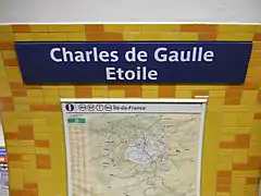 Panneau de la ligne 2.