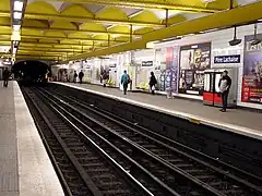 La station Père Lachaise.