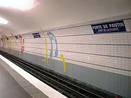 Décoration de la station.