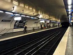 La station de la ligne 7.