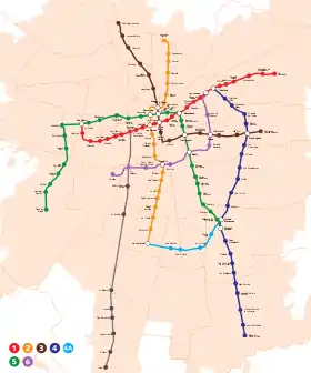 Image illustrative de l’article Métro de Santiago