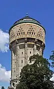 Château d'eau de la gare de Metz-Ville.