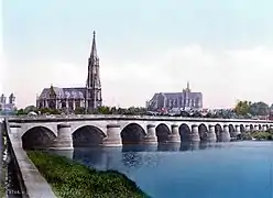 Grand pont des Morts vers 1900 (carte postale ancienne).