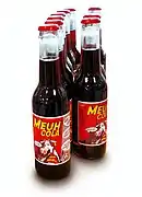 Bouteilles de Meuh Cola de 27,5 cl.