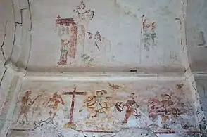 La fresque de la chapelle du Vieux-Astre (Meuse).