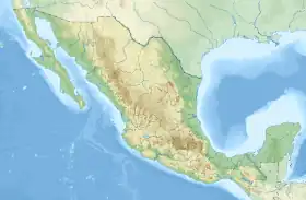 Voir sur la carte topographique du Mexique