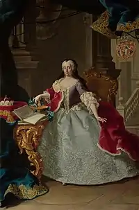 Description de l'image Meytens - Maria Theresia of Liechtenstein, Countess of Soissons - Liechtenstein Museum.jpg.