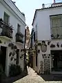 Ruelles cordouanes aux abords de la cathédrale ancienne mosquée de la ville