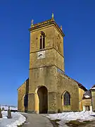 L'église de Mièges.