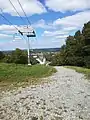 Vue du mont Bellevue en Estrie.