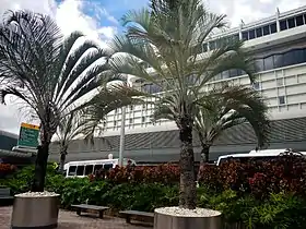 Bâtiment principal de l'aéroport international de Miami.