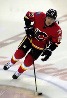 Photographie de Cammalleri avec les Flames en 2012