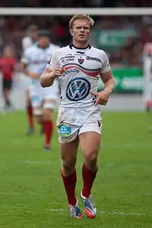 Description de l'image Michael Claassens - US Oyonnax - Rugby club toulonnais, 28th September 2013.jpg.