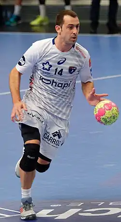 Michaël Guigou avec Montpellier en 2018