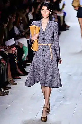 Ming Xi au Michael Kors Printemps/Été 2014 à la New York Fashion Week, en septembre 2013.