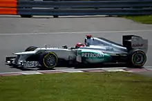 Photographie de Michael Schumacher au Grand Prix du Canada