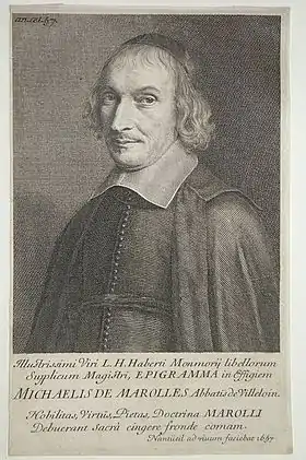Portrait en noir et blanc d'un homme en costume ecclésiastique.