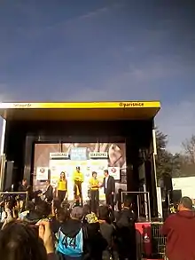 Michał Kwiatkowski, maillot jaune.