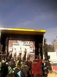 Michał Kwiatkowski, vainqueur de l'étape.