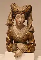 Buste-reliquaire Die schöne Ulmerin 1475-1480.