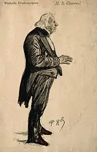 Portrait de Michel Eugène Chevreul, d'après Charles Paul Renouard (1886), Londres, Wellcome Collection.